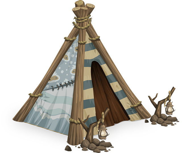 indiánský stan Tee-pee